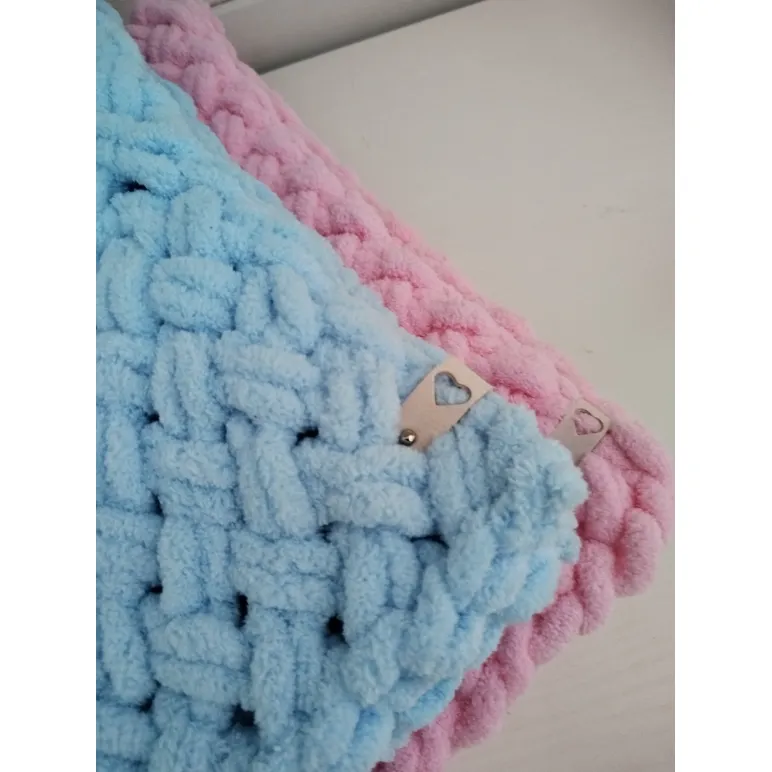 Детский вязанный плед