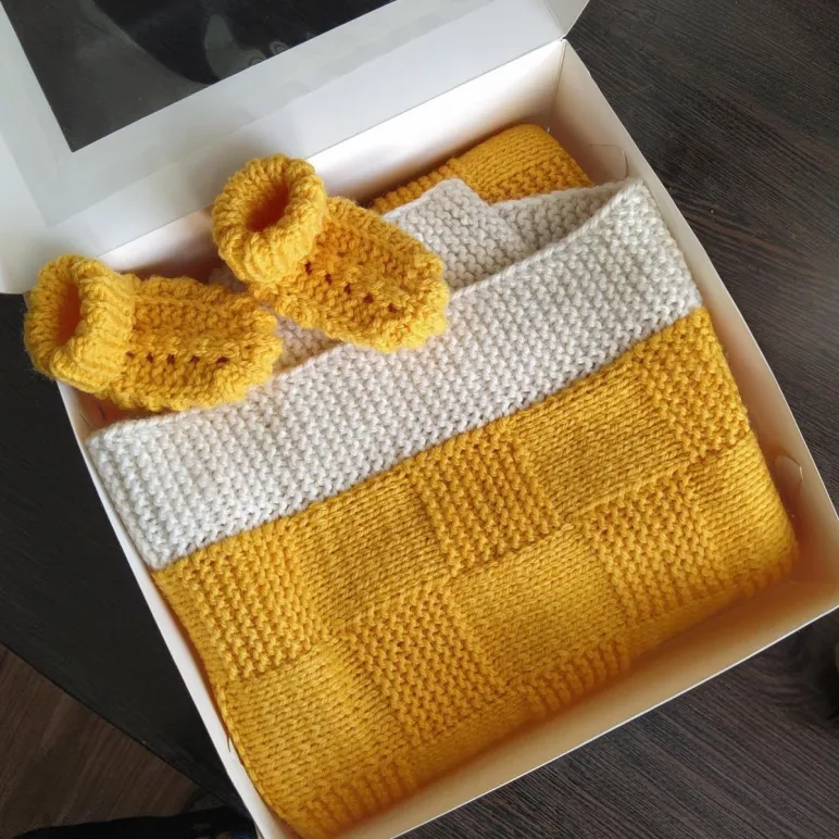 Плед для новорожденного малыша.