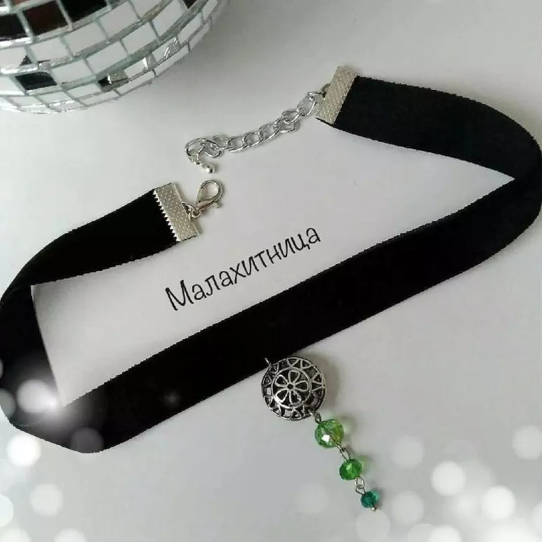 Чокер из итальянского бархата