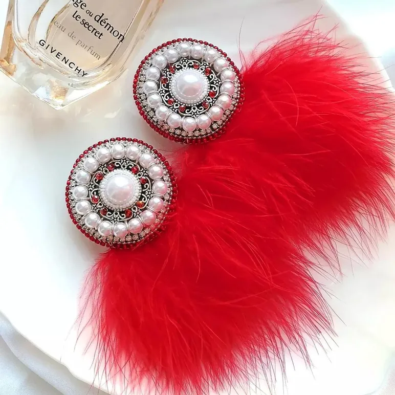 Серьги "Влюбленная королева"