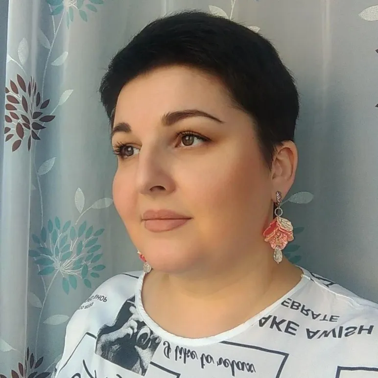 Серьги с хрусталем "Жаркие росы"