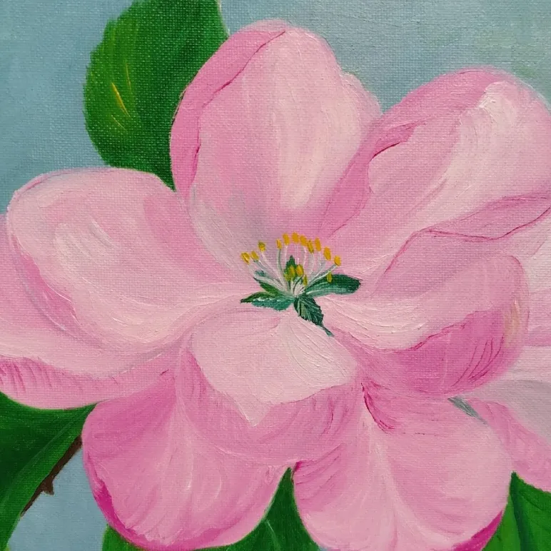 Картина маслом Цветок яблони
