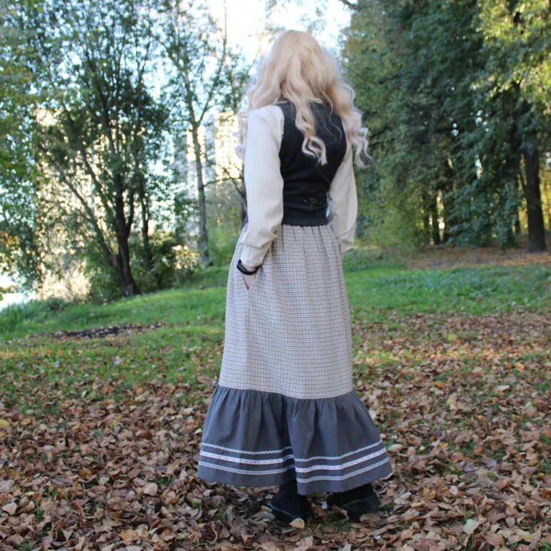 Юбка на пуговицах. Юбка на осень-зиму