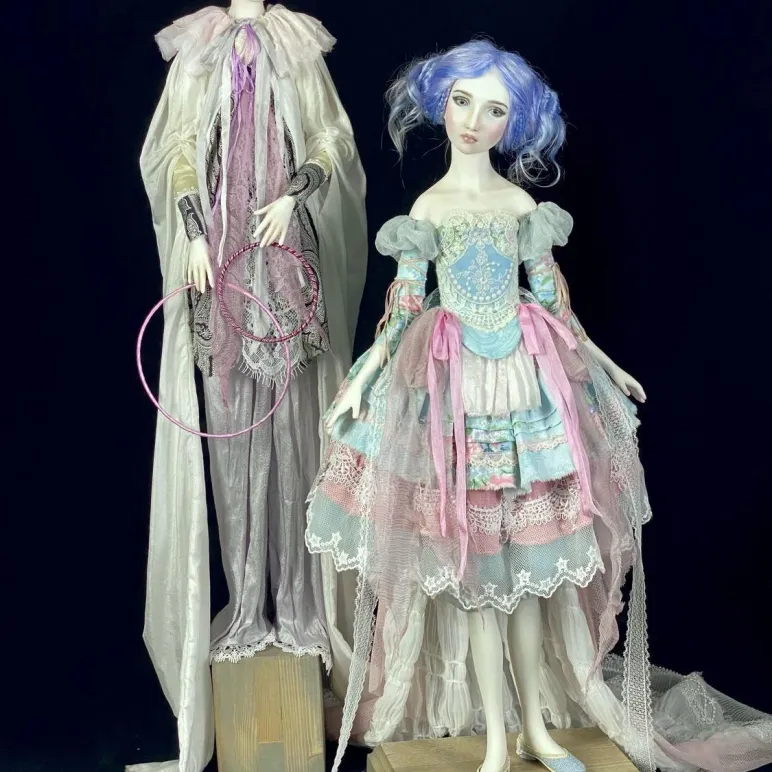 Куклы "Пьеро и Мальвина"