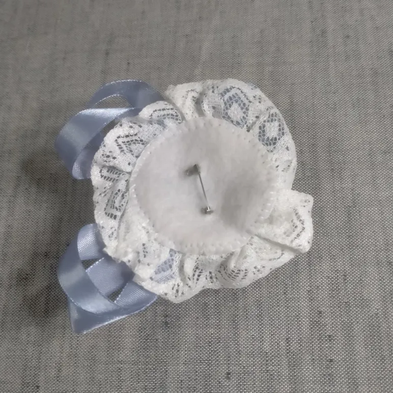 Текстильная брошь, бохо стиль.