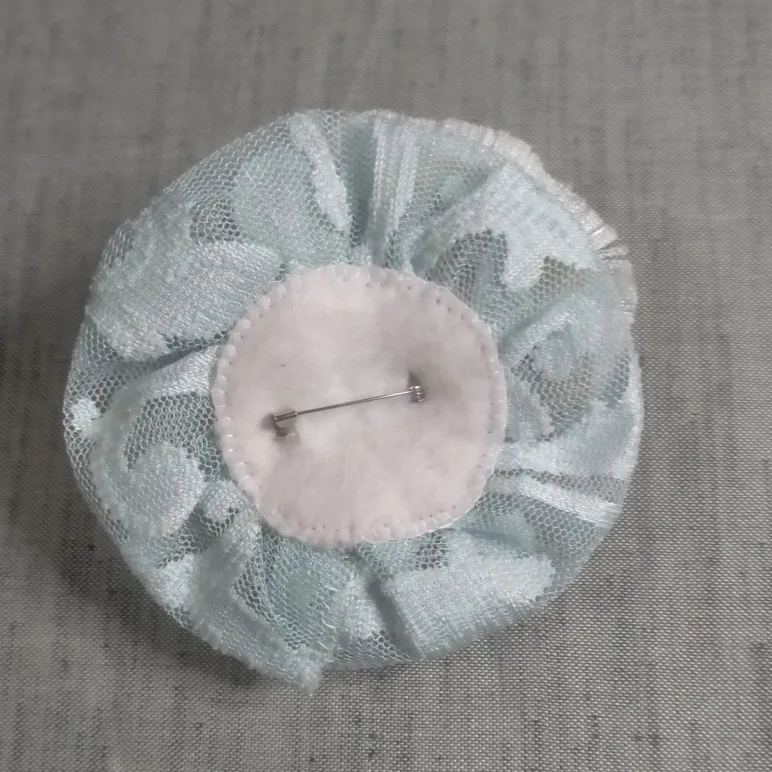 Текстильная брошь, бохо стиль.