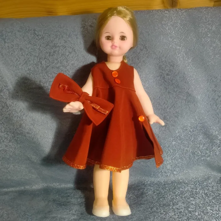 Кукла с одеждой, Ивановская, рост 45 см.