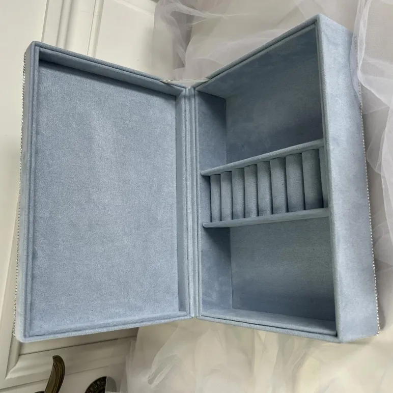 Шкатулка для украшений, голубая