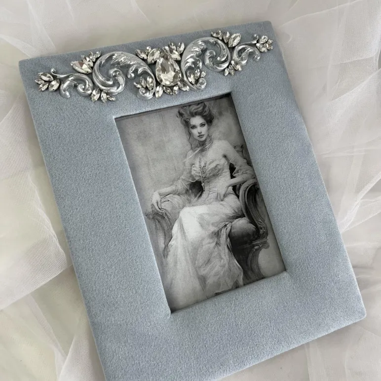 Фоторамка голубая