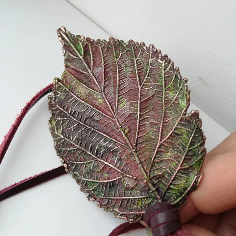 Комплект украшений «Бабье лето»: колье + серёжки