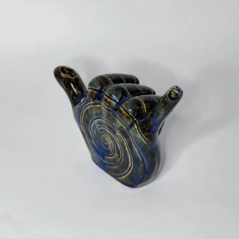 Бабблер/курительная трубка ручной работы Рука