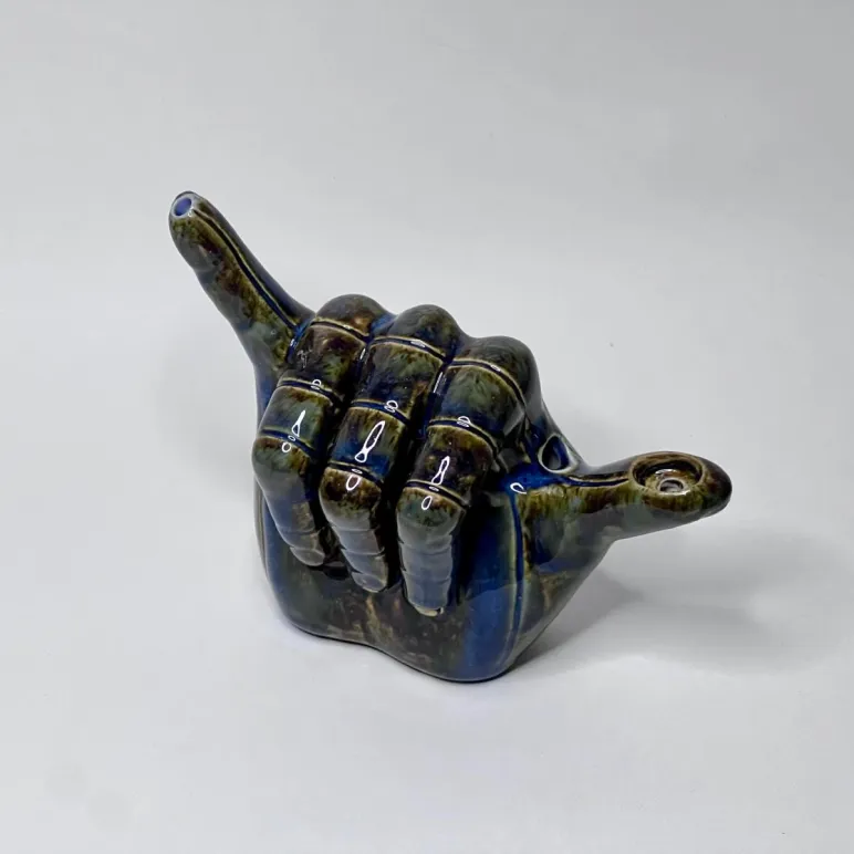 Бабблер/курительная трубка ручной работы Рука