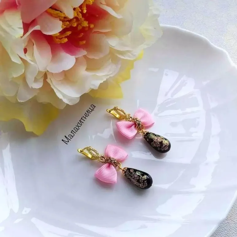 Серьги "Магнолия"