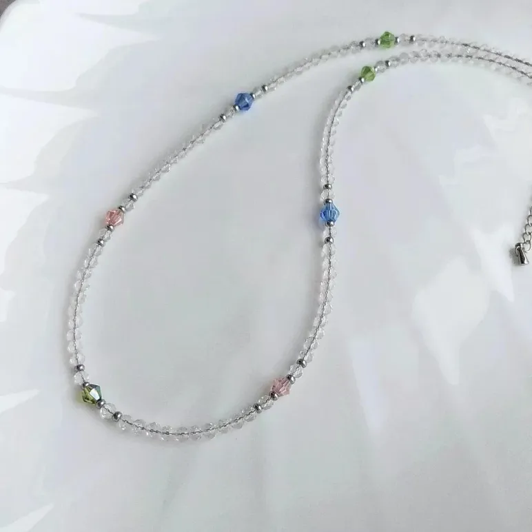 Чокер из хрустального кварца