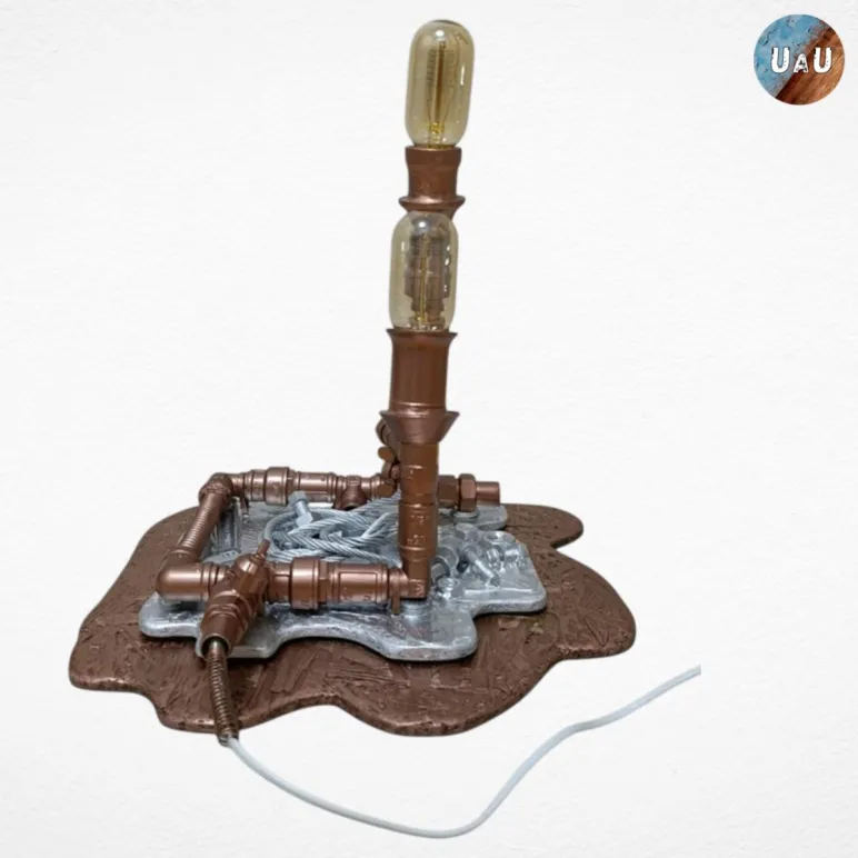 Ночник ручной работы "Водопровод"