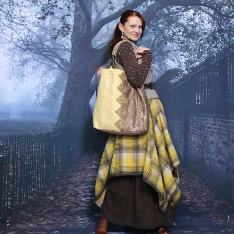 Юбка в стиле бохо. Теплая юбка на зиму