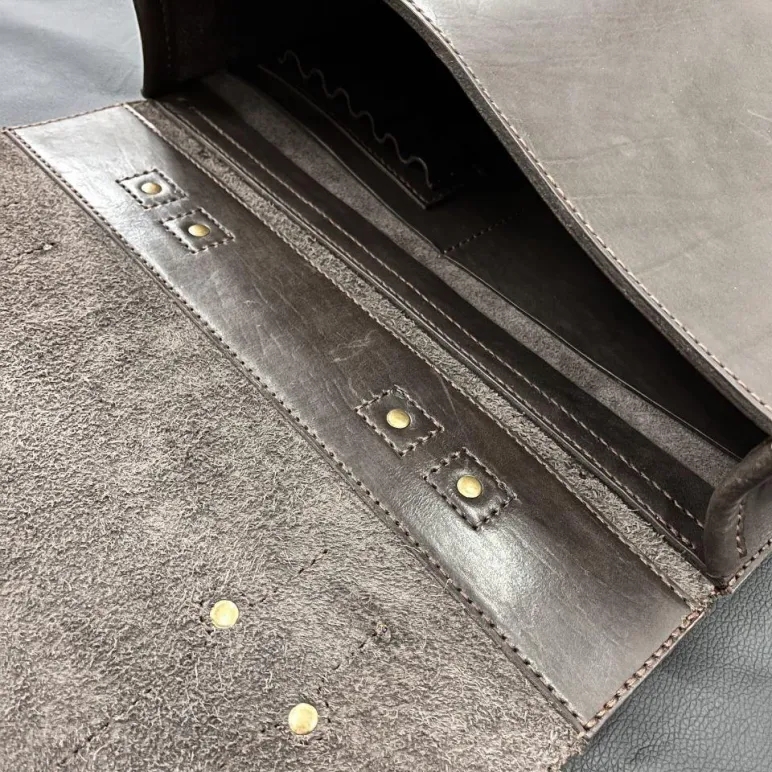 Кожаный портфель ручной работы