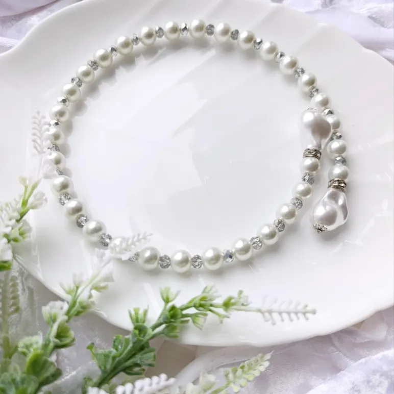 Колье-чокер из жемчуга Майорка