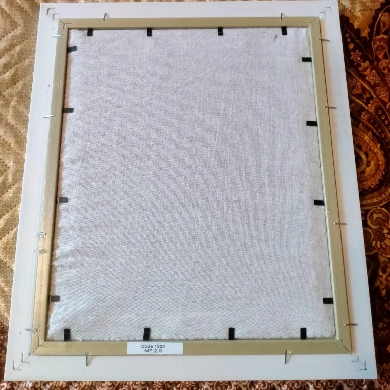 Православная икона, вышитая бисером, Петр и Феврония Муромские