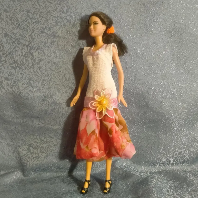 Одежда, платье для куклы Барби