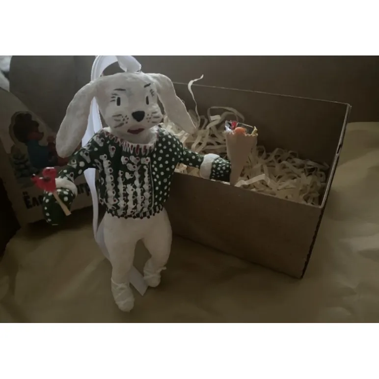 Ватная игрушка «Заяц»