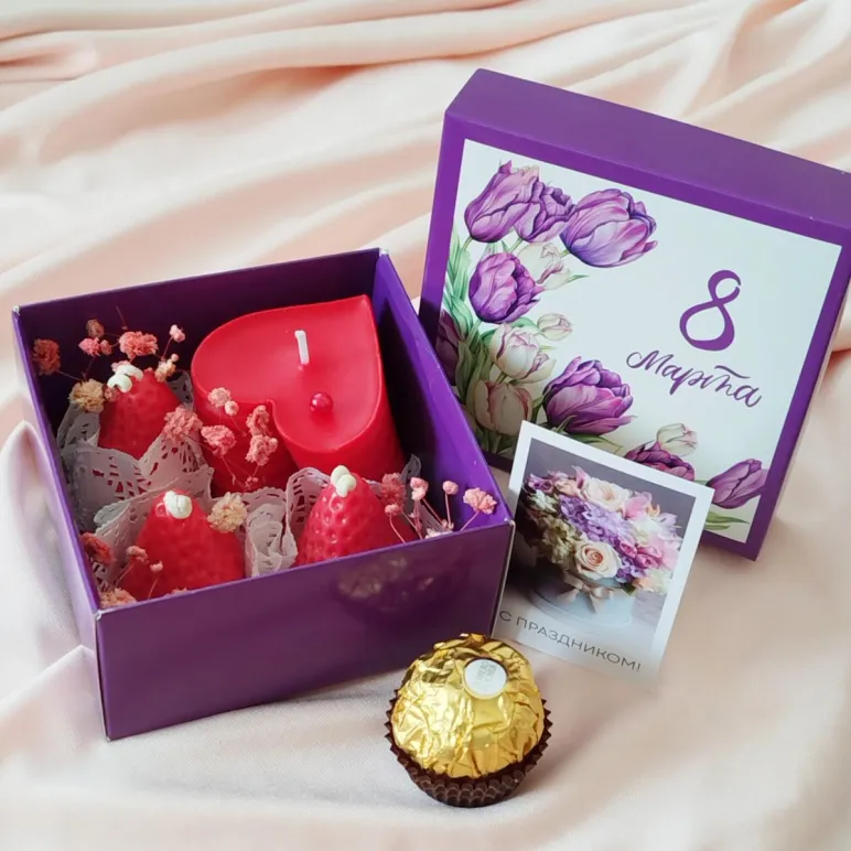 Свечи восковые набор подарочный