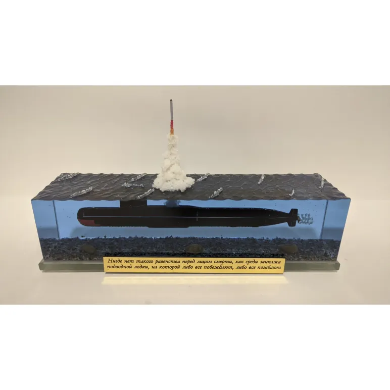 Модель подводной лодки 667А "Навага"