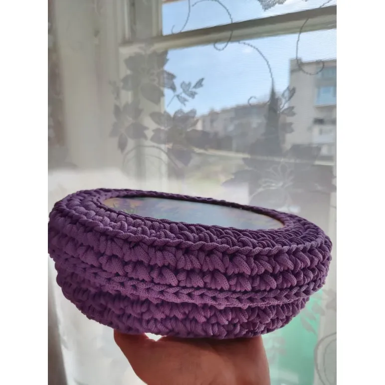 Шкатулка ручной работы фиолетовая Лаванда