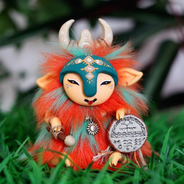 Шаман Гудмунд - интерьерная кукла