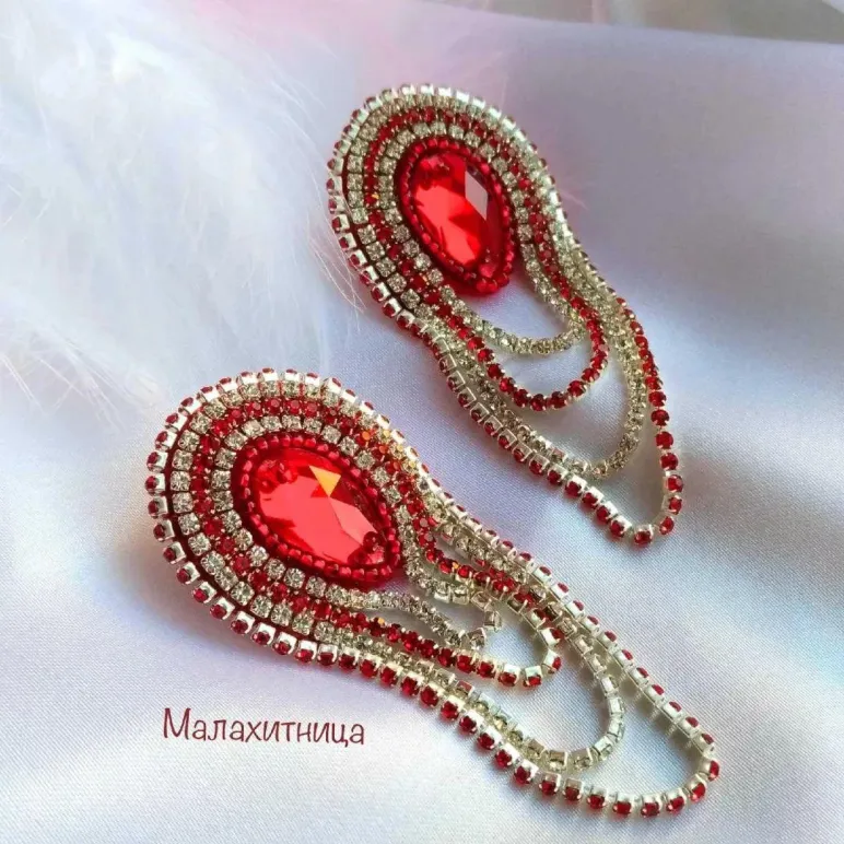 Серьги "Гори-гори ясно!"