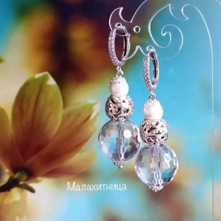 Серьги хрустальные «Великая Афродита».