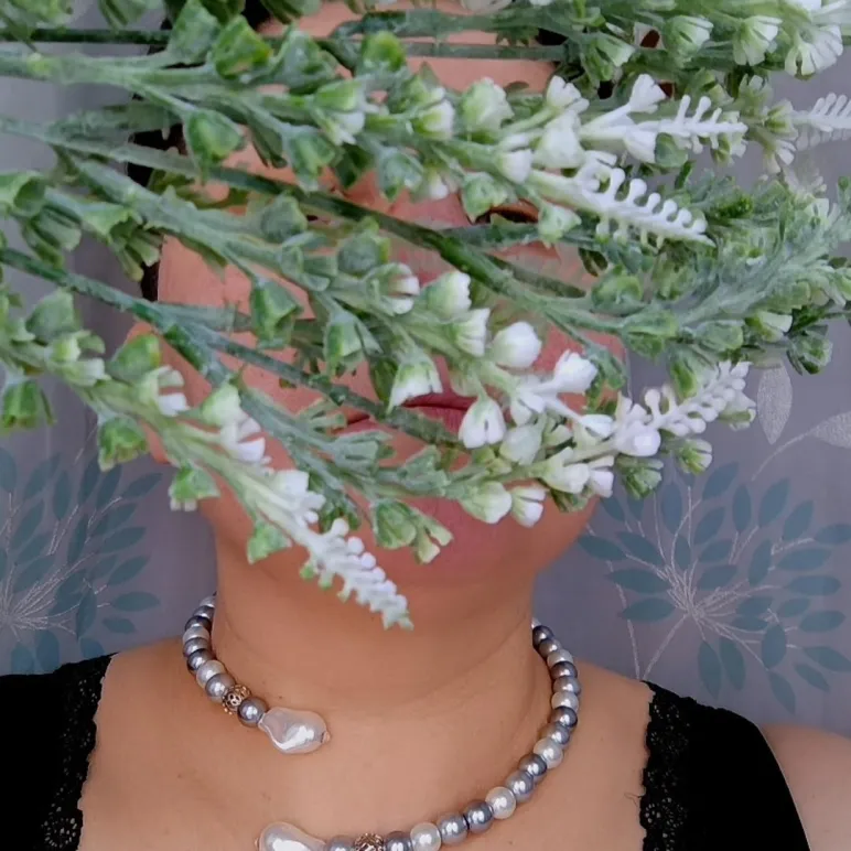 Колье-чокер из жемчуга Майорка