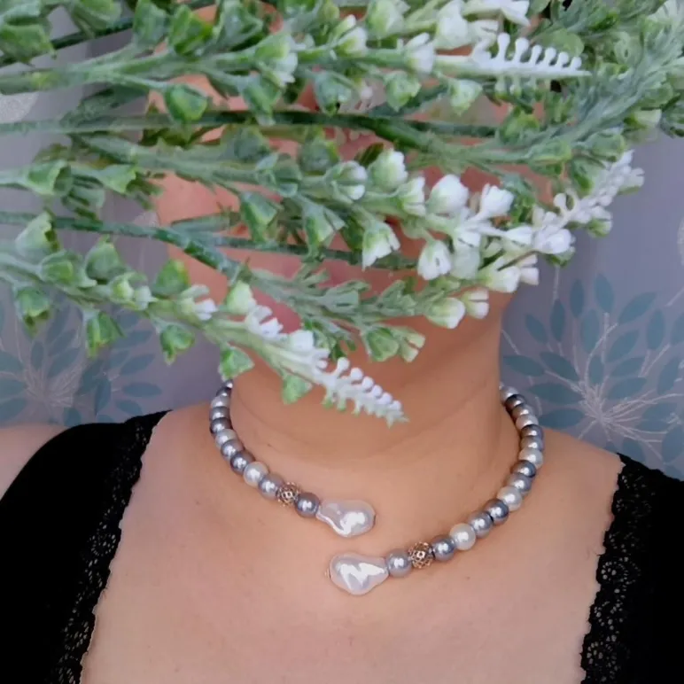 Колье-чокер из жемчуга Майорка