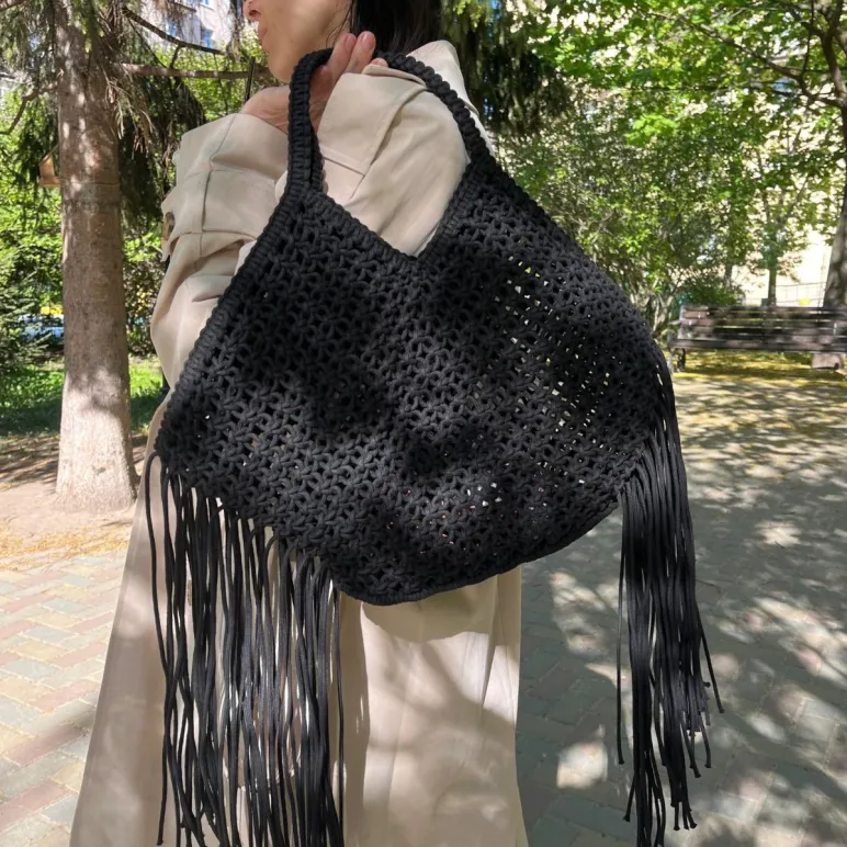 Сумка макраме в стиле YUZEFI