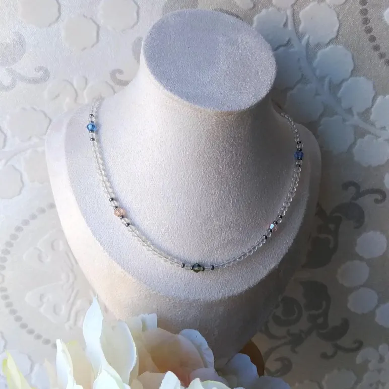 Чокер из хрустального кварца