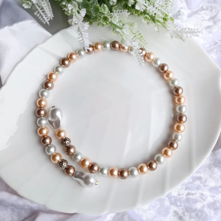 Колье-чокер из жемчуга Майорка