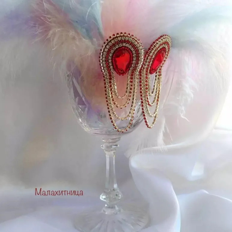 Серьги "Гори-гори ясно!"