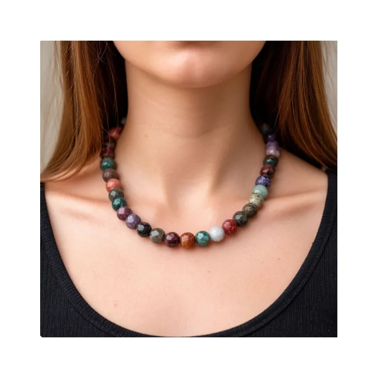 Чокер из индийского агата