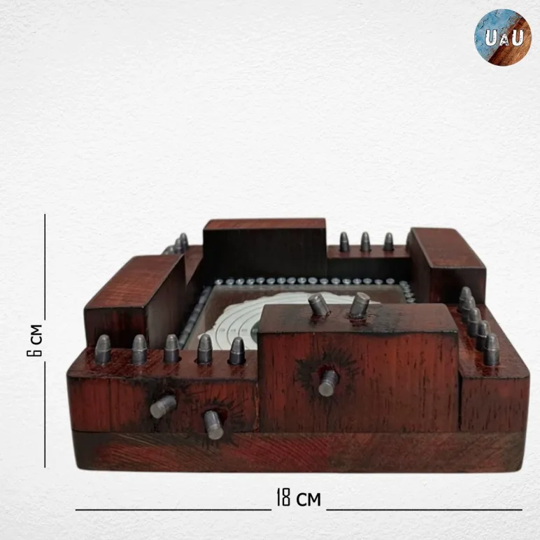 Пепельница "Пуля" (красное дерево)