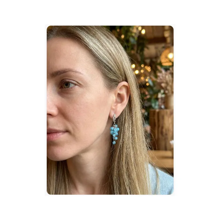 Сережки гроздочки