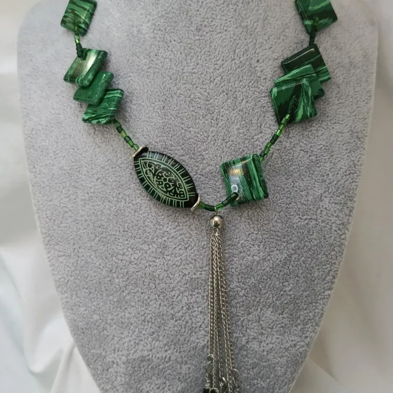 Комплект из малахита