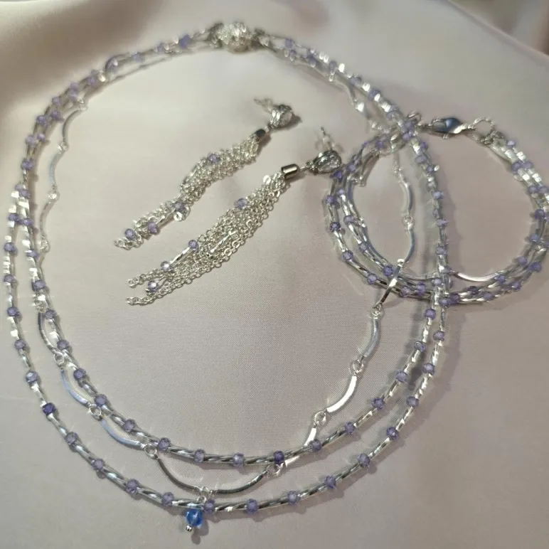 Комплект украшений "Северное сияние"