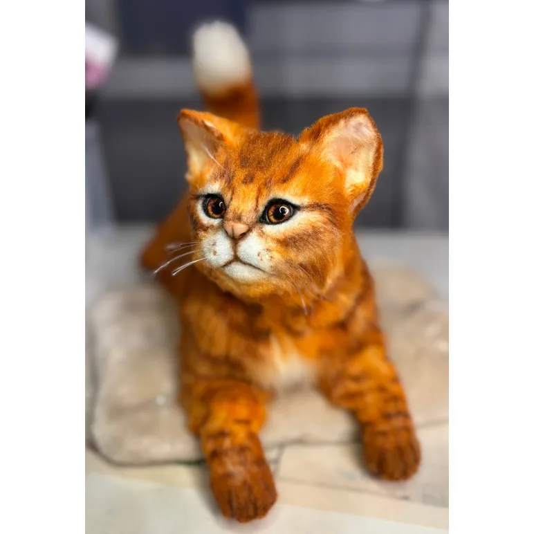 Рыжий кот авторская игрушка