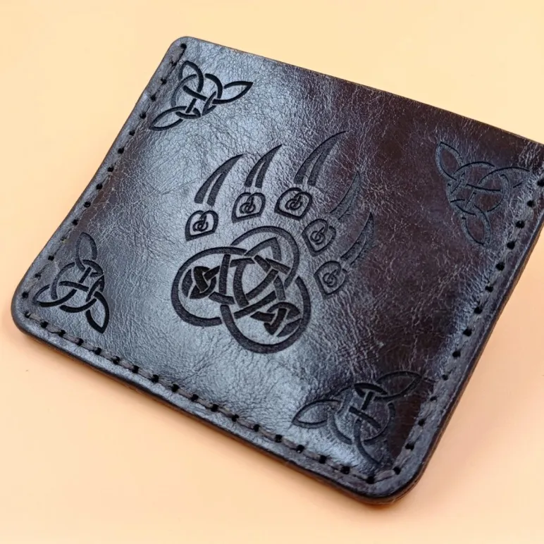 Картхолдер кожаный "Печать Велеса".
