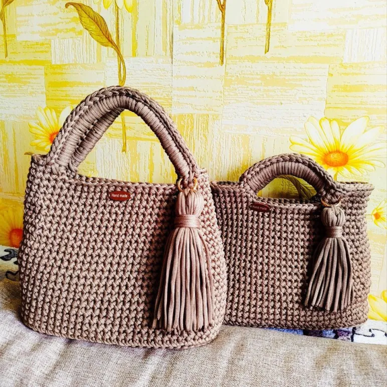 сумочка вязаная