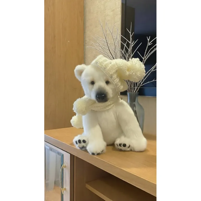 Мягкая игрушка: Белый мишка