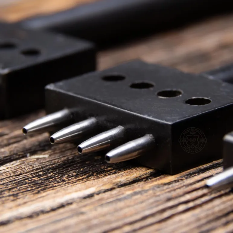 Набор пробойников, строчные круглозубые, 4мм