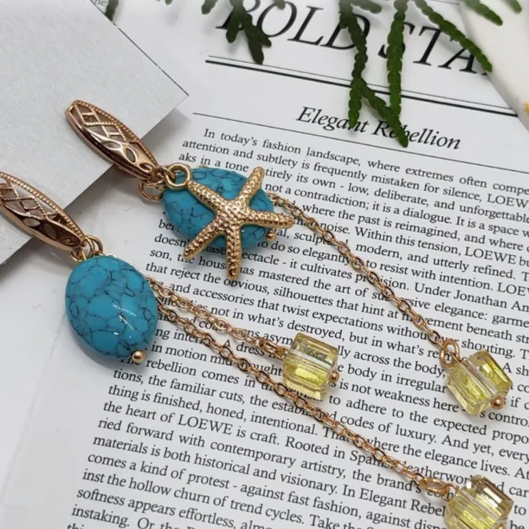 Серьги «Морское очарование»