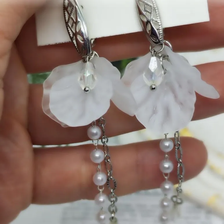 Серьги "Цветочная нежность"