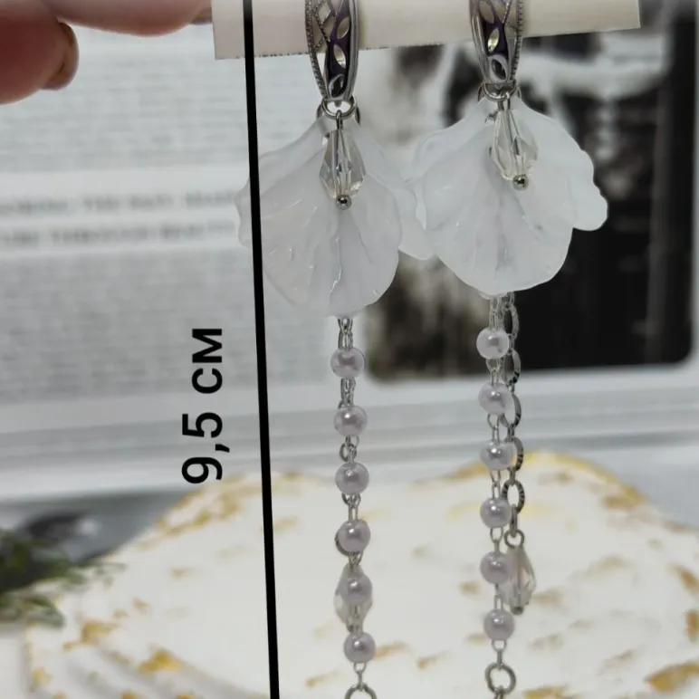 Серьги "Цветочная нежность"